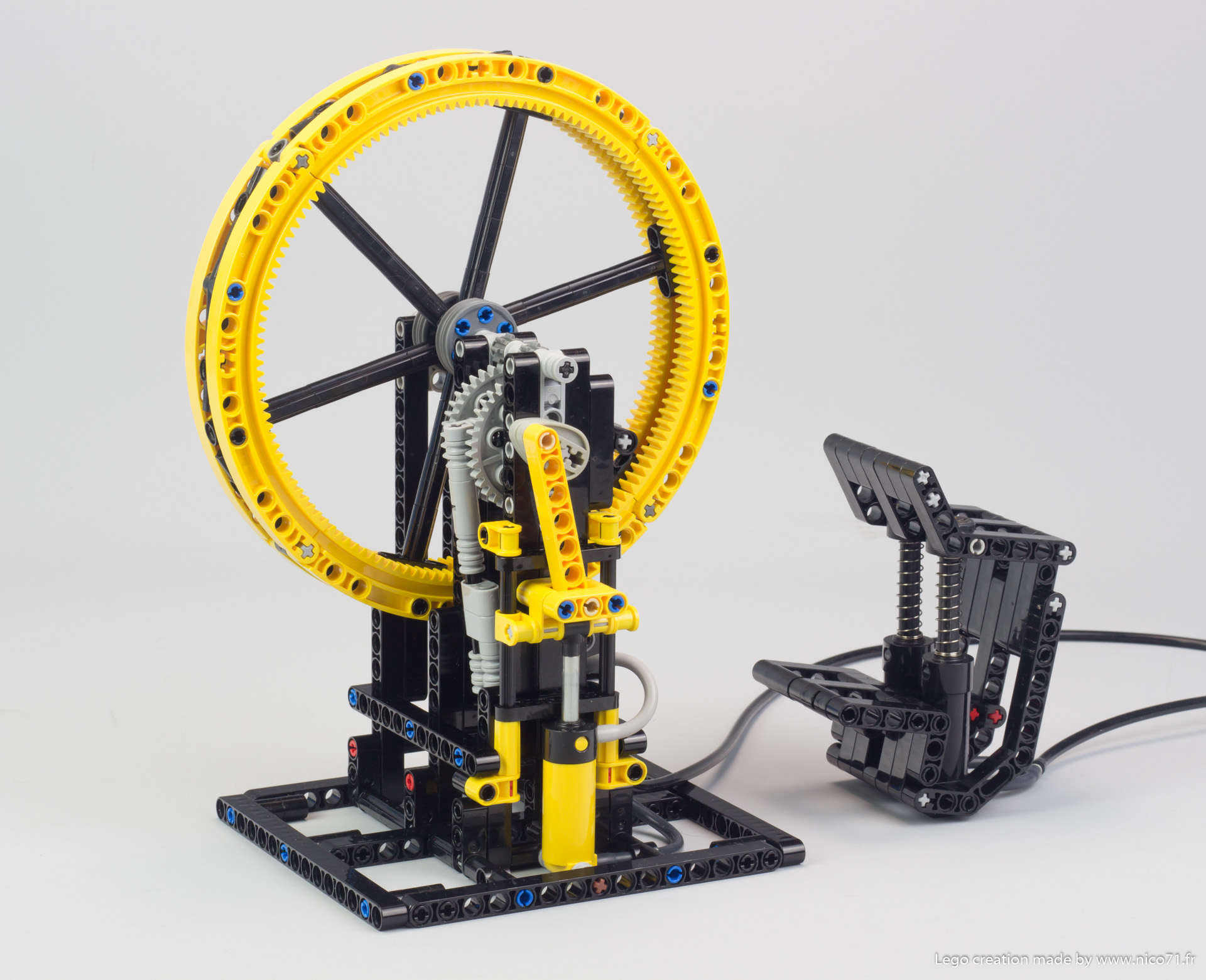 Vertical Lego Pneumatic Engine â Nico71's Technic Creations