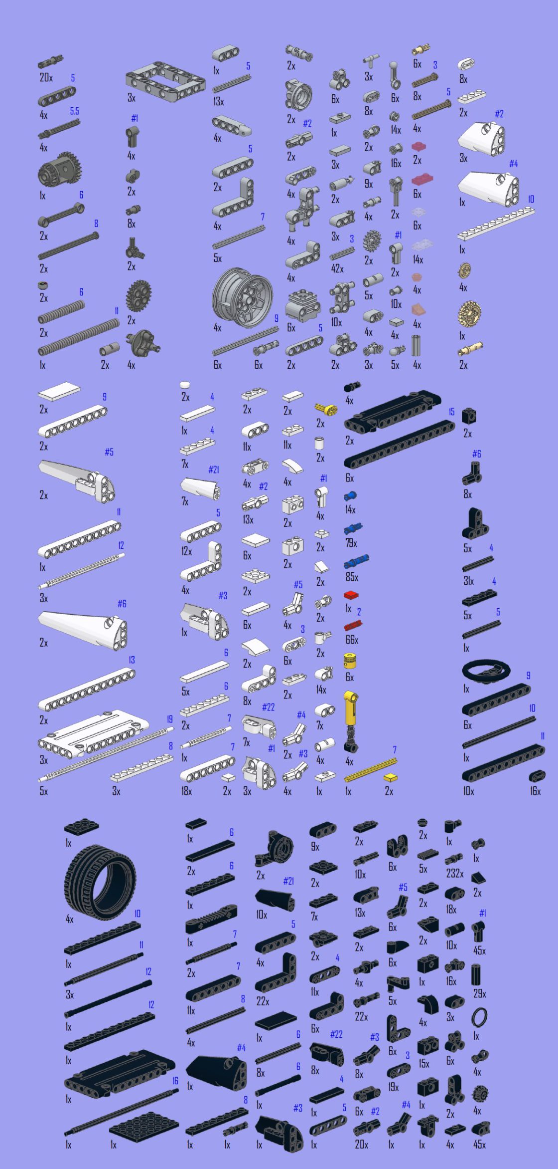 Honda NSX type 1 – Nico71's Technic Creations