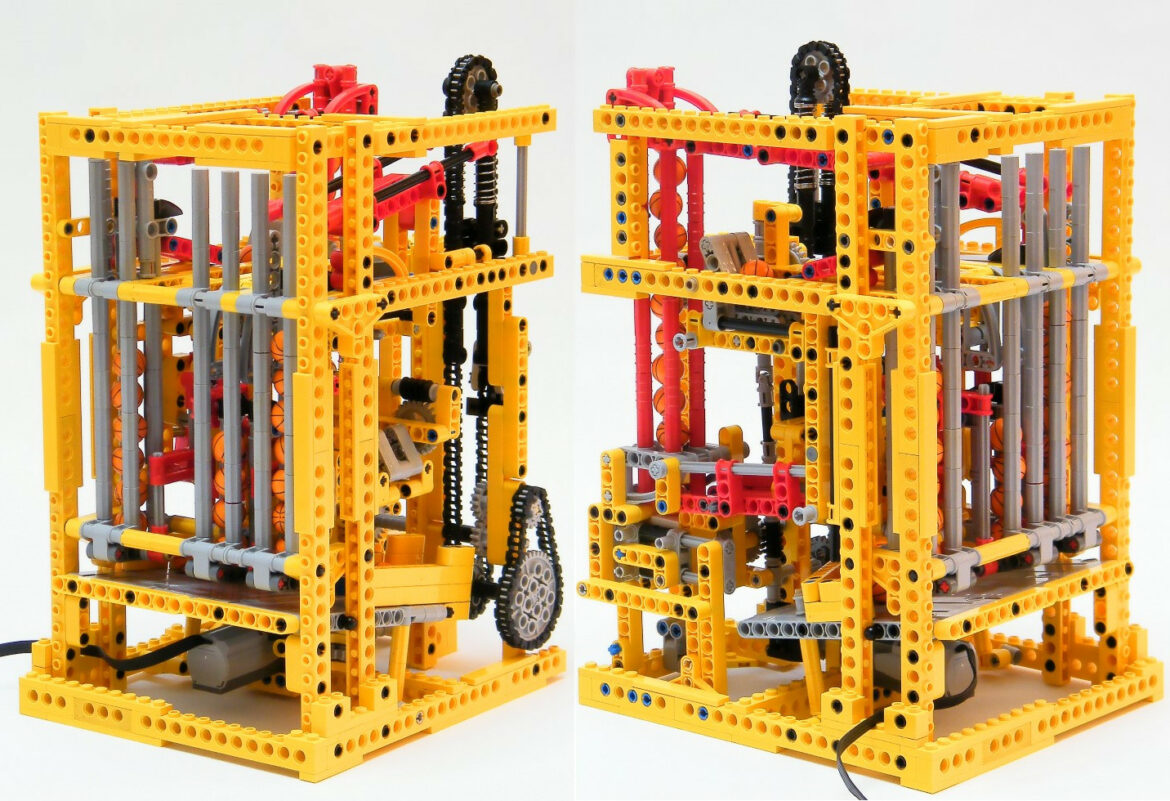 Lego Vertical Ball Clock – Nico71's Technic Creations